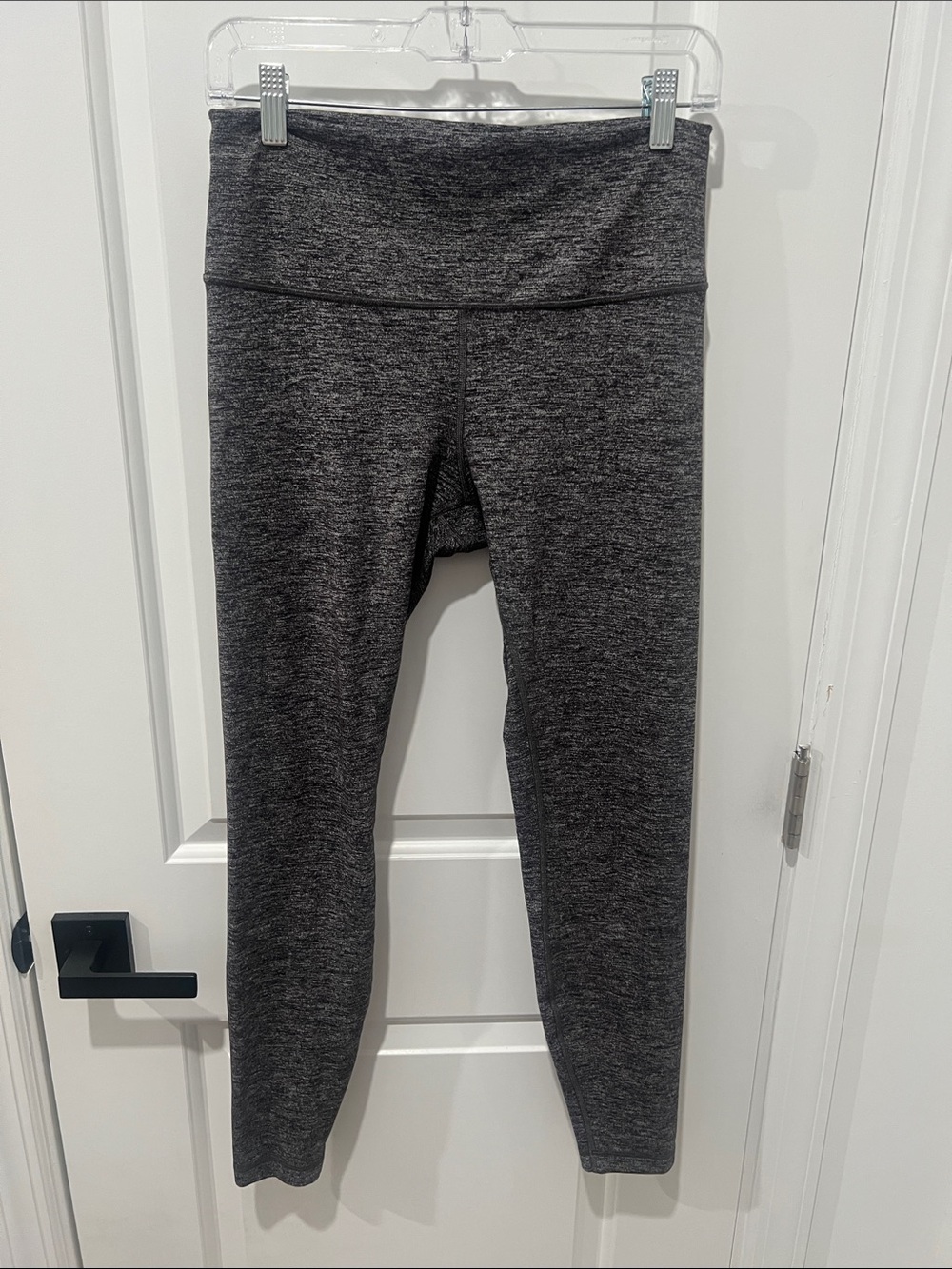 lululemon athletica Charcoal Heathered Leggings Size 10‎